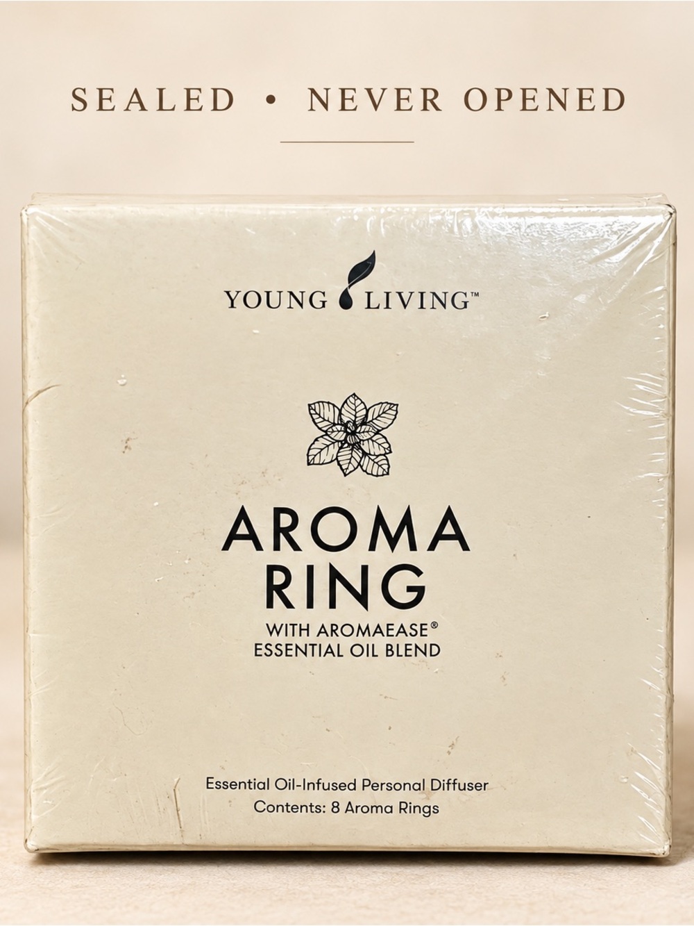 Young Living AromaEase Aroma Rings 8 Pack | Sealed | Hard to Find